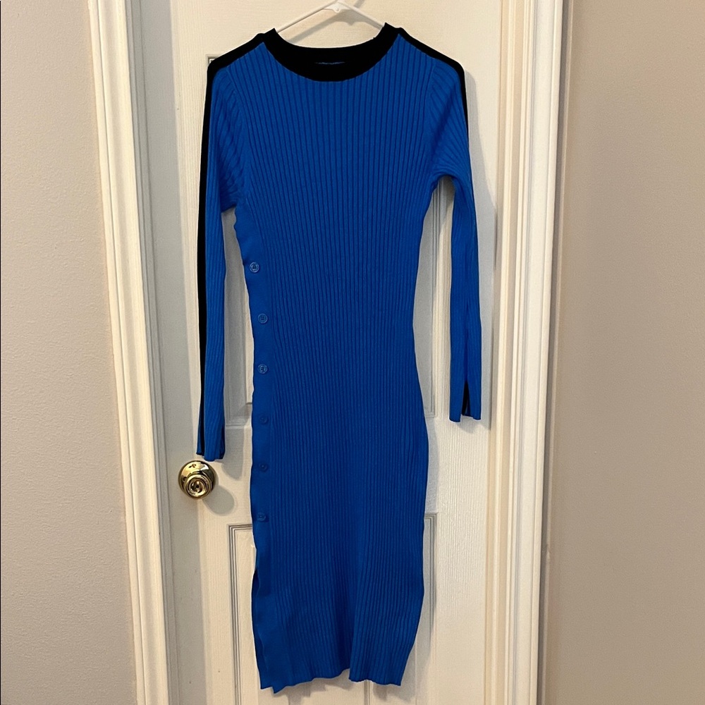Future Collective Target Blue Ribbed Knit Dress